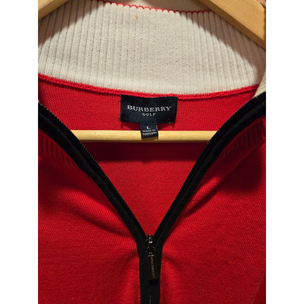 Men's Burberry Golf 100% cotton 1/4 zip